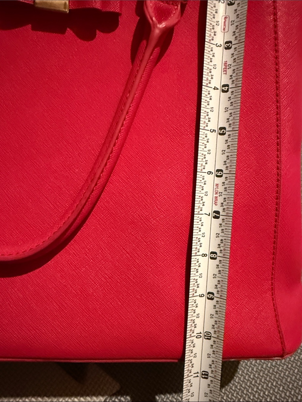Danier Pink Tote Bag with Structured Design and Saffiano Finish - Picture 15 of 16